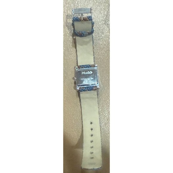 Mudd Womens Watch With Yellow Sunflower Case Blue & Brown Strap Quartz Movement main image 15